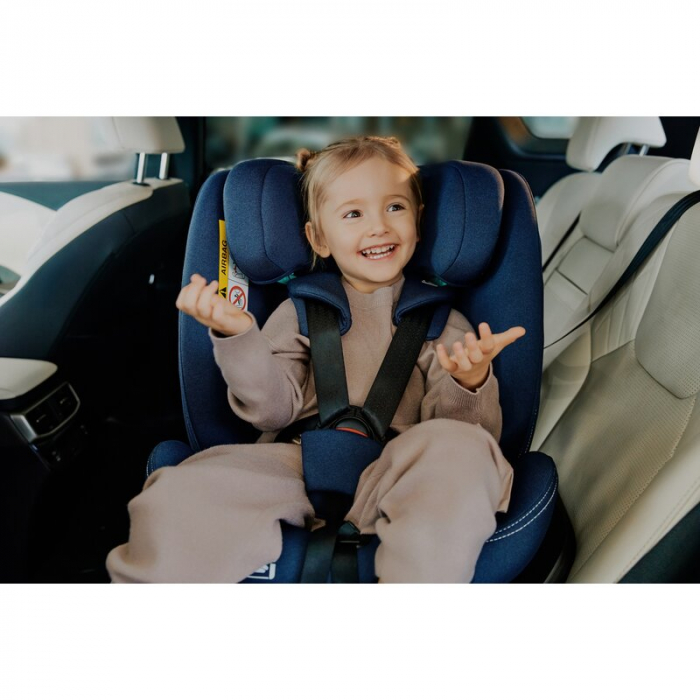 Scaun auto, Lionelo, Bastiaan One i-Size, 4 in 1, Protectie laterala, Cu spatar inclinabil in 4 pozitii, Cu tetiera reglabila in 13 pozitii, Rotire 360 grade, Top Tether, 0-36 Kg, 40-150 cm, Cu Isofix [39]