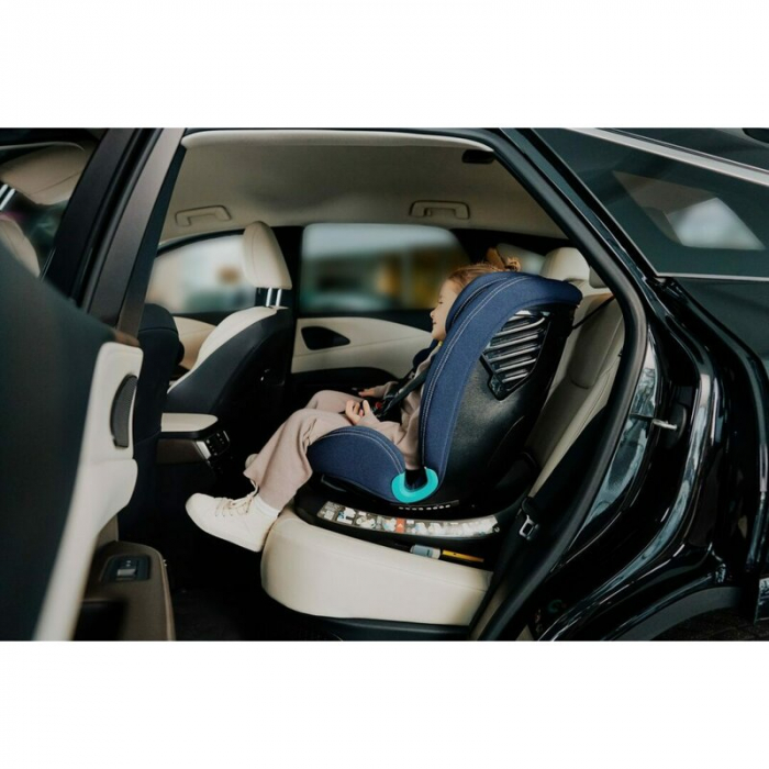 Scaun auto, Lionelo, Bastiaan One i-Size, 4 in 1, Protectie laterala, Cu spatar inclinabil in 4 pozitii, Cu tetiera reglabila in 13 pozitii, Rotire 360 grade, Top Tether, 0-36 Kg, 40-150 cm, Cu Isofix [50]