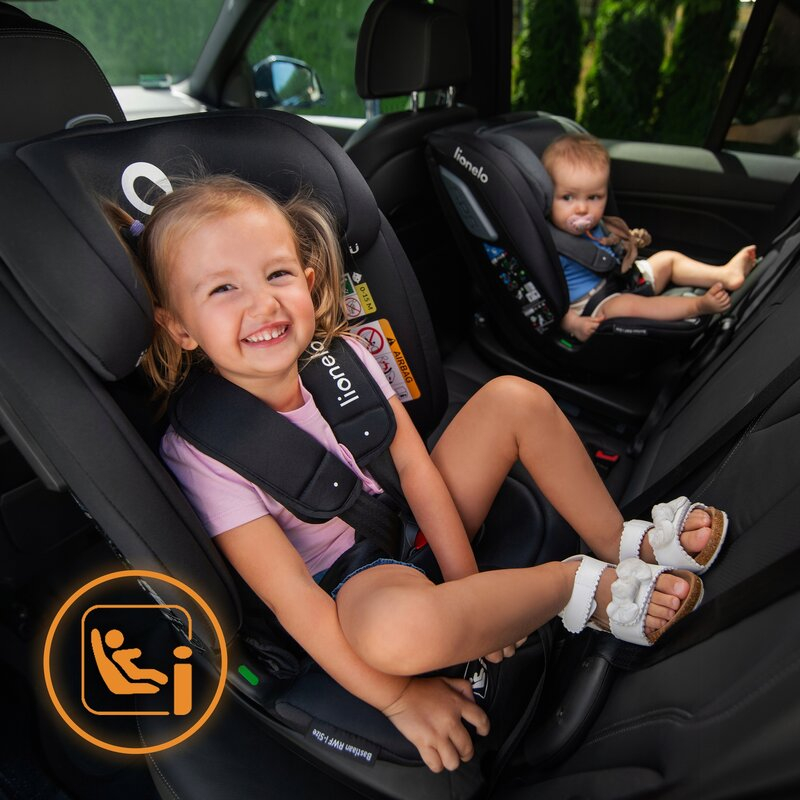 Scaun auto, Lionelo, Bastiaan RWF i-Size, Pozitie de somn, Protectie laterala, Rotire 360 grade, 0-36 Kg, Cu Isofix si Centura Top Tether, Conform cu standardul european de securitate ECE R129, Rosu [26]
