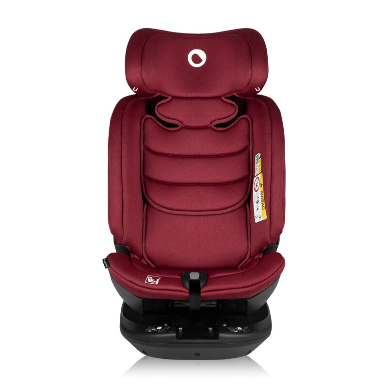 Scaun auto, Lionelo, Bastiaan RWF i-Size, Pozitie de somn, Protectie laterala, Rotire 360 grade, 0-36 Kg, Cu Isofix si Centura Top Tether, Conform cu standardul european de securitate ECE R129, Rosu [14]