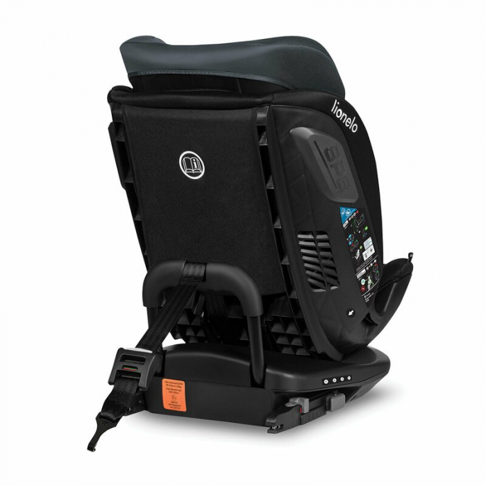 Scaun auto, Lionelo, Bastiaan RWF i-Size, Pozitie de somn, Protectie laterala, Rotire 360 grade, 0-36 Kg, Cu Isofix si Centura Top Tether, Conform cu standardul european de securitate ECE R129, Gri [22]