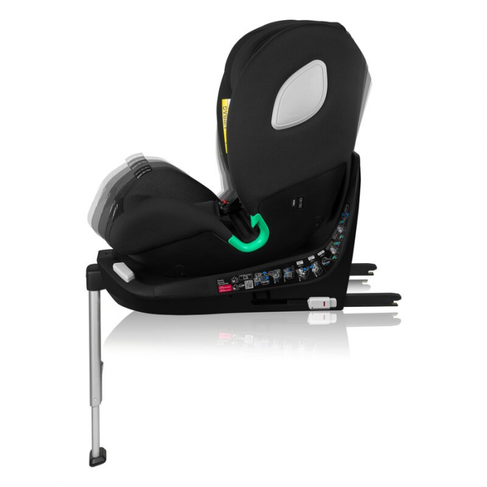 Scaun auto, Lionelo, Braam Air, i-Size, 0-36 Kg, 40-150 cm, Cu isofix si picior de fixare, Protectie laterala, Rotire 360 grade, Ajustare spatar in 5 pozitii, Tetiera reglabila in 14 trepte, Tehnologi [12]