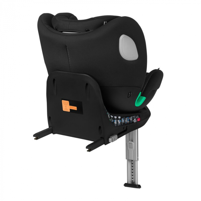 Scaun auto, Lionelo, Braam Air, i-Size, 0-36 Kg, 40-150 cm, Cu isofix si picior de fixare, Protectie laterala, Rotire 360 grade, Ajustare spatar in 5 pozitii, Tetiera reglabila in 14 trepte, Tehnologi [19]