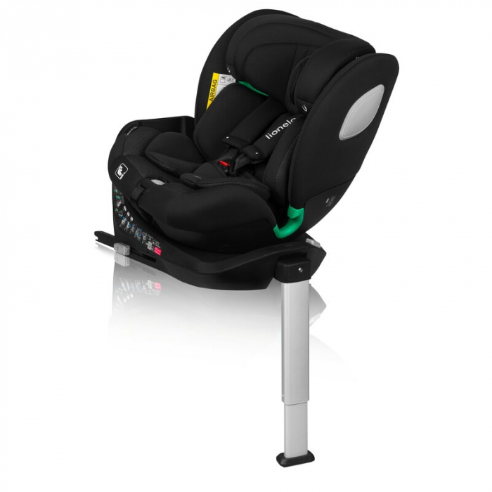 Scaun auto, Lionelo, Braam Air, i-Size, 0-36 Kg, 40-150 cm, Cu isofix si picior de fixare, Protectie laterala, Rotire 360 grade, Ajustare spatar in 5 pozitii, Tetiera reglabila in 14 trepte, Tehnologi [5]