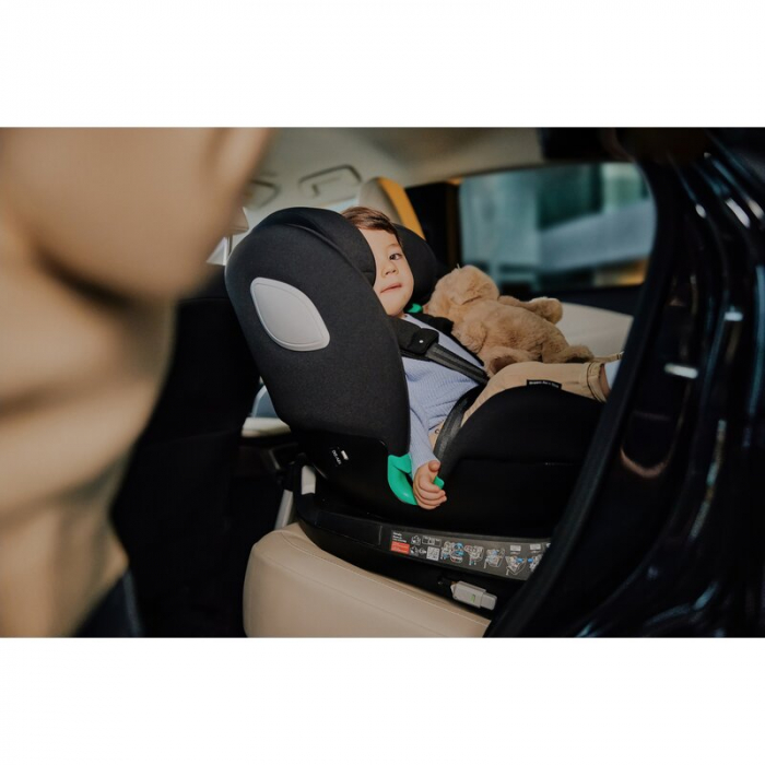 Scaun auto, Lionelo, Braam Air, i-Size, 0-36 Kg, 40-150 cm, Cu isofix si picior de fixare, Protectie laterala, Rotire 360 grade, Ajustare spatar in 5 pozitii, Tetiera reglabila in 14 trepte, Tehnologi [43]