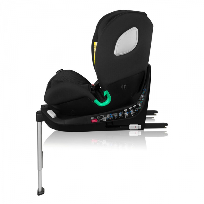 Scaun auto, Lionelo, Braam Air, i-Size, 0-36 Kg, 40-150 cm, Cu isofix si picior de fixare, Protectie laterala, Rotire 360 grade, Ajustare spatar in 5 pozitii, Tetiera reglabila in 14 trepte, Tehnologi [9]
