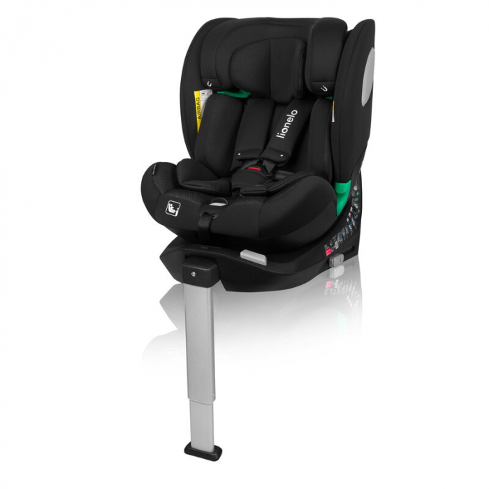 Scaun auto, Lionelo, Braam Air, i-Size, 0-36 Kg, 40-150 cm, Cu isofix si picior de fixare, Protectie laterala, Rotire 360 grade, Ajustare spatar in 5 pozitii, Tetiera reglabila in 14 trepte, Tehnologi [1]