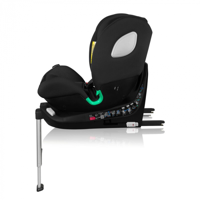 Scaun auto, Lionelo, Braam Air, i-Size, 0-36 Kg, 40-150 cm, Cu isofix si picior de fixare, Protectie laterala, Rotire 360 grade, Ajustare spatar in 5 pozitii, Tetiera reglabila in 14 trepte, Tehnologi [11]