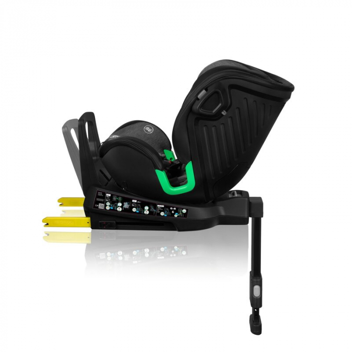 Scaun auto, Lionelo, Harmony i-Size, Rotire 360 grade, Protectie laterala, Cu spatar reglabil in 5 pozitii, Cu tetiera reglabila in 12 pozitii, 0-36 Kg, 40-150 cm, Cu Isofix, Husa din bambus, Conform  [33]