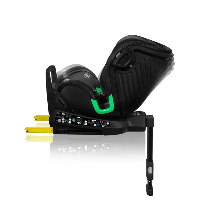 Scaun auto, Lionelo, Harmony i-Size, Rotire 360 grade, Protectie laterala, Cu spatar reglabil in 5 pozitii, Cu tetiera reglabila in 12 pozitii, 0-36 Kg, 40-150 cm, Cu Isofix, Husa din bambus, Conform  [19]