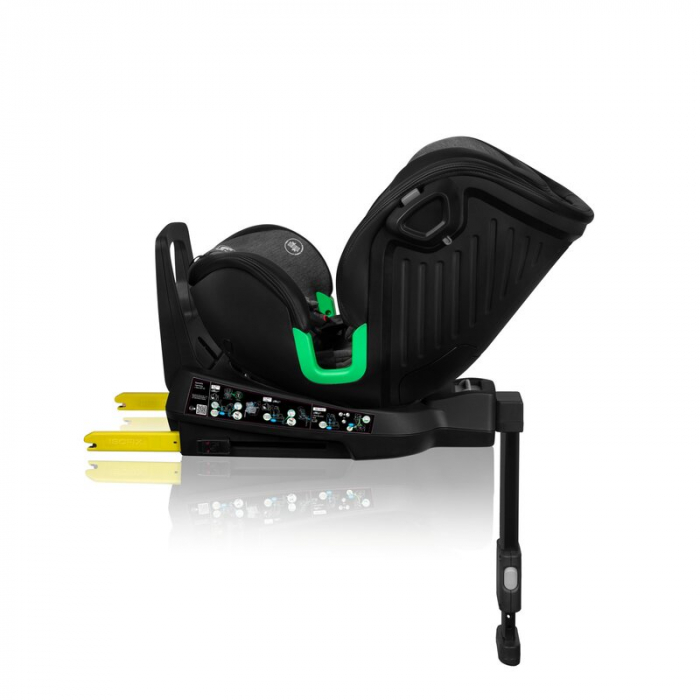 Scaun auto, Lionelo, Harmony i-Size, Rotire 360 grade, Protectie laterala, Cu spatar reglabil in 5 pozitii, Cu tetiera reglabila in 12 pozitii, 0-36 Kg, 40-150 cm, Cu Isofix, Husa din bambus, Conform  [17]