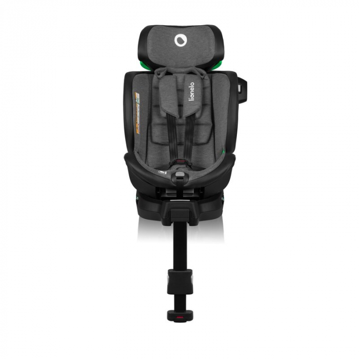 Scaun auto, Lionelo, Harmony i-Size, Rotire 360 grade, Protectie laterala, Cu spatar reglabil in 5 pozitii, Cu tetiera reglabila in 12 pozitii, 0-36 Kg, 40-150 cm, Cu Isofix, Husa din bambus, Conform  [7]