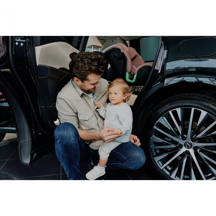 Scaun auto, Lionelo, Harmony i-Size, Rotire 360 grade, Protectie laterala, Cu spatar reglabil in 5 pozitii, Cu tetiera reglabila in 12 pozitii, 0-36 Kg, 40-150 cm, Cu Isofix, Husa din bambus, Conform  [72]