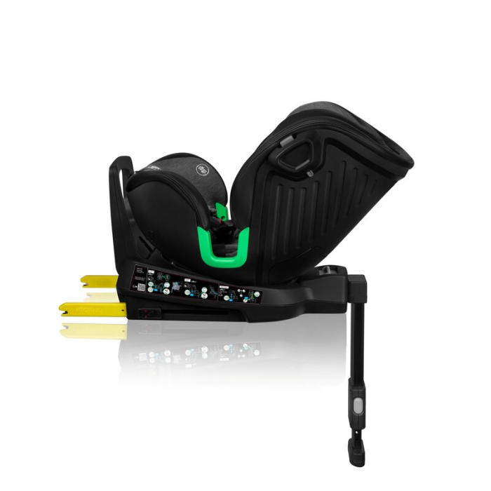 Scaun auto, Lionelo, Harmony i-Size, Rotire 360 grade, Protectie laterala, Cu spatar reglabil in 5 pozitii, Cu tetiera reglabila in 12 pozitii, 0-36 Kg, 40-150 cm, Cu Isofix, Husa din bambus, Conform  [18]