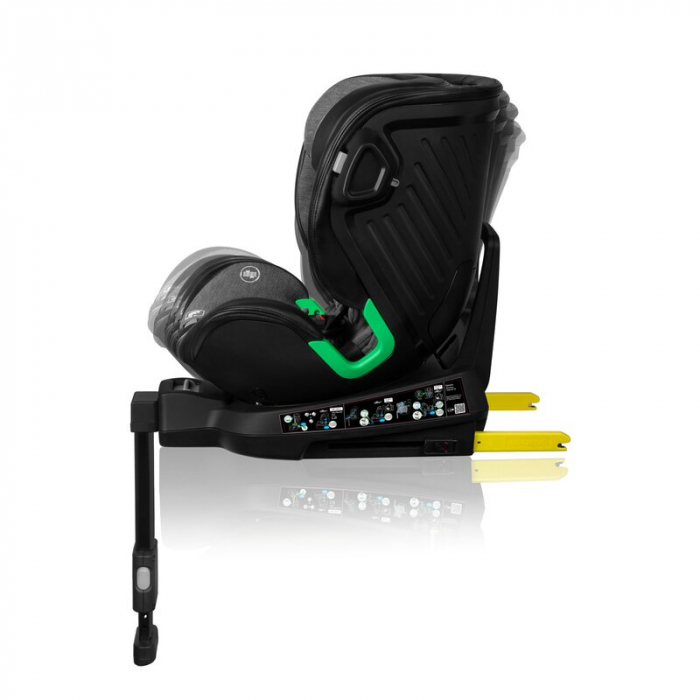 Scaun auto, Lionelo, Harmony i-Size, Rotire 360 grade, Protectie laterala, Cu spatar reglabil in 5 pozitii, Cu tetiera reglabila in 12 pozitii, 0-36 Kg, 40-150 cm, Cu Isofix, Husa din bambus, Conform  [13]