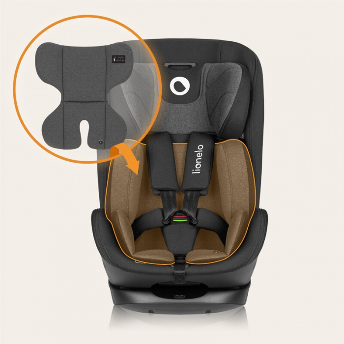 Scaun auto, Lionelo, Harper i-Size, Isofix, Cu centura TopTether, Cu spatar inclinabil in 5 pozitii, Cu tetiera reglabila in 13 pozitii, Cu tehnologie Dri Seat, Instalare cu fata inainte, 9-36 kg, 76- [29]