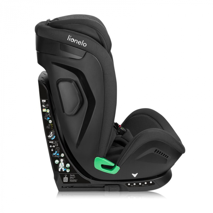 Scaun auto, Lionelo, Harper i-Size, Isofix, Cu centura TopTether, Cu spatar inclinabil in 5 pozitii, Cu tetiera reglabila in 13 pozitii, Cu tehnologie Dri Seat, Instalare cu fata inainte, 9-36 kg, 76- [14]