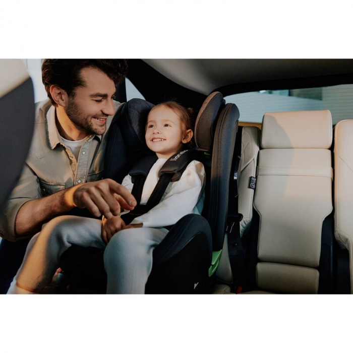 Scaun auto, Lionelo, Harper i-Size, Isofix, Cu centura TopTether, Cu spatar inclinabil in 5 pozitii, Cu tetiera reglabila in 13 pozitii, Cu tehnologie Dri Seat, Instalare cu fata inainte, 9-36 kg, 76- [41]
