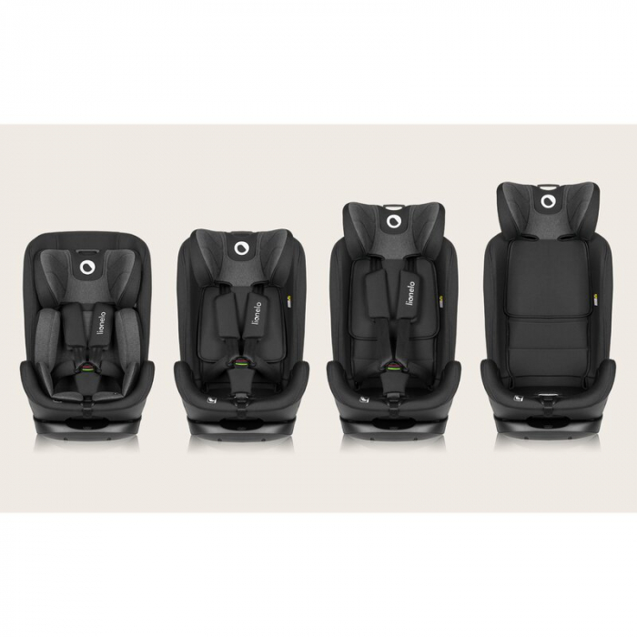 Scaun auto, Lionelo, Harper i-Size, Isofix, Cu centura TopTether, Cu spatar inclinabil in 5 pozitii, Cu tetiera reglabila in 13 pozitii, Cu tehnologie Dri Seat, Instalare cu fata inainte, 9-36 kg, 76- [26]