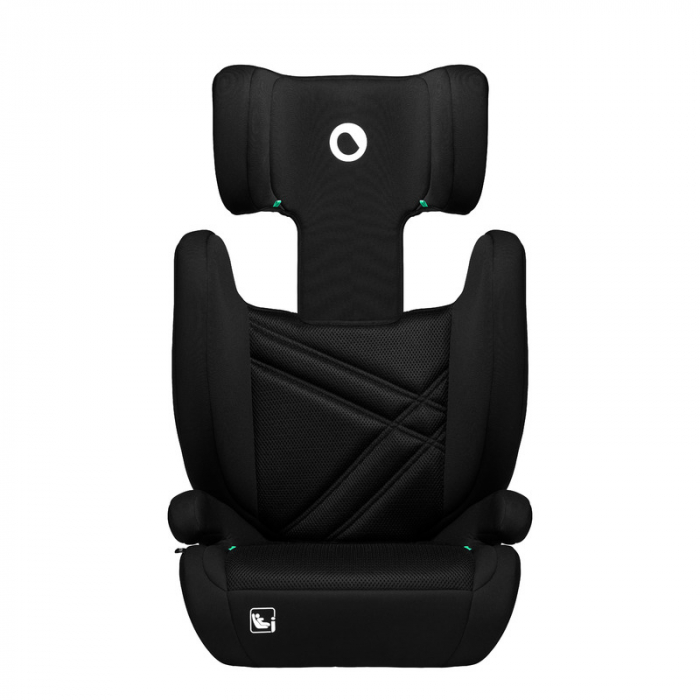 Scaun auto, Lionelo, Hugo i-Size, Universal, Orientare in directia sensului de mers, Reglabil, Conform standardului de securitate R129, 100-150 cm, 4-12 ani, Negru [10]
