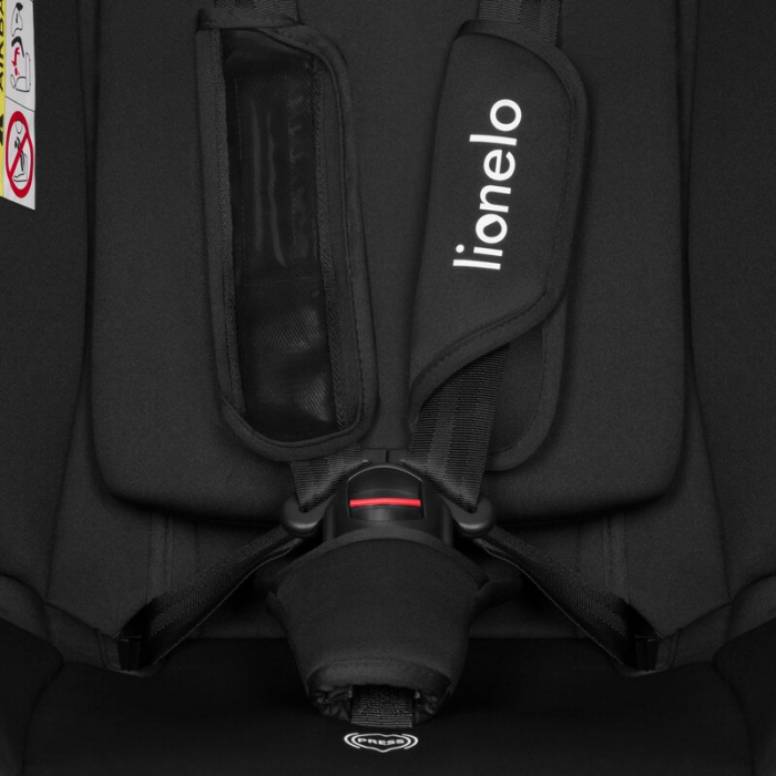 Scaun auto, Lionelo, i-Size Izzy, 0-36 Kg, 40-150 cm, Instalare cu centurile masinii, Protectie laterala, Ajustare spatar in 3 pozitii, Tetiera reglabila in 13 trepte, Conform cu R129, Negru [16]