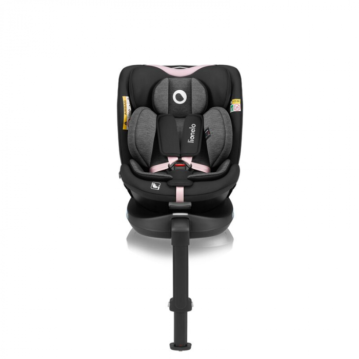Scaun auto, Lionelo, i-Size Navy, 0-36 Kg, 40-150 cm, Cu isofix si picior de fixare, Protectie laterala, Rotire 360 grade, Ajustare spatar in 4 pozitii, Tetiera reglabila in 11 trepte, Conform cu R129 [7]