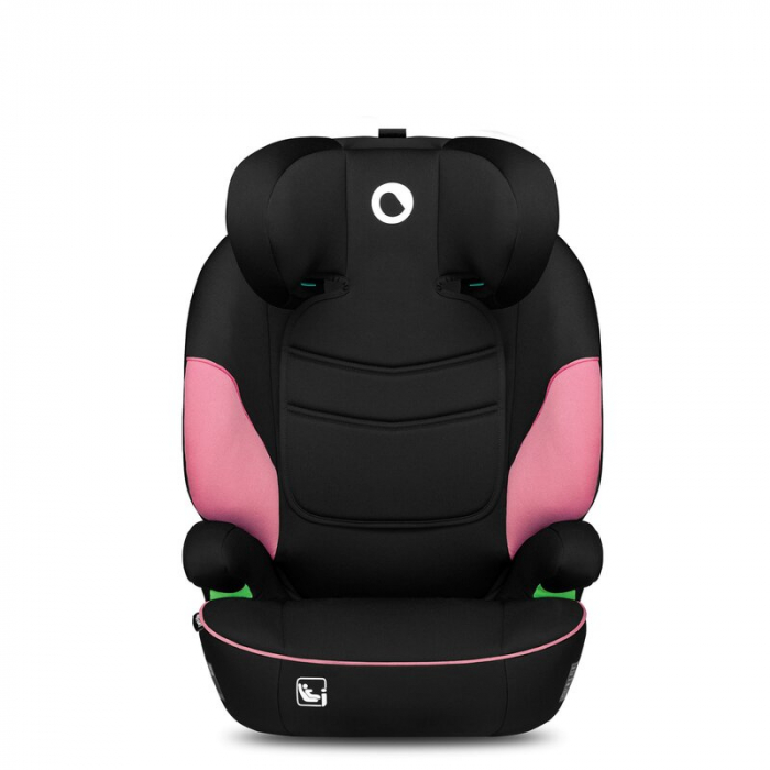 Scaun auto, Lionelo, Lars i-Size, Cu tetiera reglabila in 10 pozitii, Cu pozitionare spre sensul de mers, 15-36 Kg, 100-150 cm, Conform cu standardul european de securitate ECE R129/03, Roz [7]