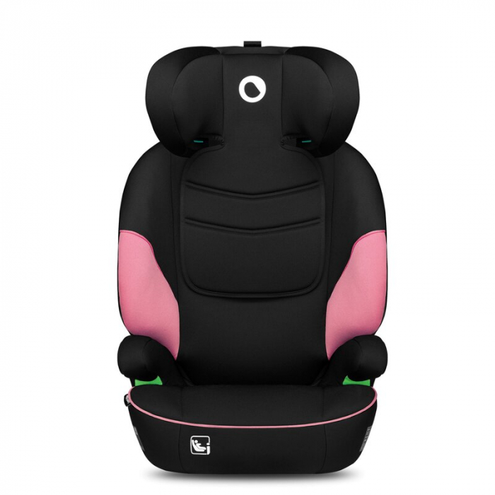 Scaun auto, Lionelo, Lars i-Size, Cu tetiera reglabila in 10 pozitii, Cu pozitionare spre sensul de mers, 15-36 Kg, 100-150 cm, Conform cu standardul european de securitate ECE R129/03, Roz [8]