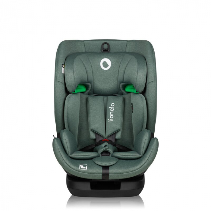 Scaun auto, Lionelo, Lavender I-size, Isofix, Cu centura TopTether, Cu spatar inclinabil in 5 pozitii, Cu tetiera reglabila in 13 pozitii, Instalare cu fata inainte, 9-36 Kg, 76-150 cm, Conform cu ECE [5]