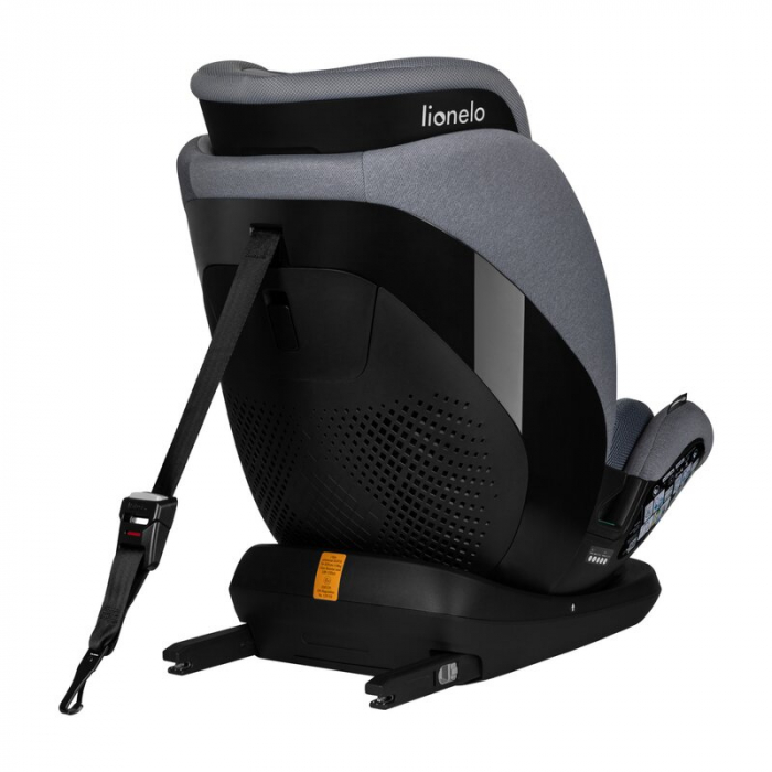 Scaun auto, Lionelo, Lavender I-size, Isofix, Cu centura TopTether, Cu spatar inclinabil in 5 pozitii, Cu tetiera reglabila in 13 pozitii, Instalare cu fata inainte, 9-36 Kg, 76-150 cm, Conform cu ECE [7]