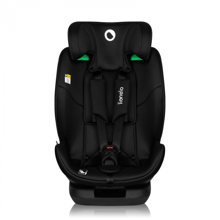 Scaun auto, Lionelo, Lavender I-size, Isofix, Cu centura TopTether, Cu spatar inclinabil in 5 pozitii, Cu tetiera reglabila in 13 pozitii, Instalare cu fata inainte, 9-36 Kg, 76-150 cm, Conform cu ECE [4]