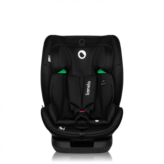 Scaun auto, Lionelo, Lavender I-size, Isofix, Cu centura TopTether, Cu spatar inclinabil in 5 pozitii, Cu tetiera reglabila in 13 pozitii, Instalare cu fata inainte, 9-36 Kg, 76-150 cm, Conform cu ECE [3]