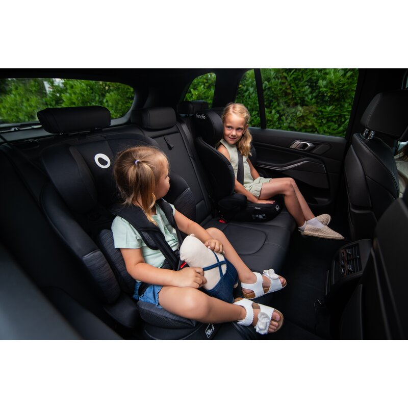 Scaun auto, Lionelo, Levi i-Size, Universal, Instalare FWF, Cu tetiera reglabila in 10 pozitii, Cu spatar detasabil, 76-150 cm, Conform cu R129, Roz [22]