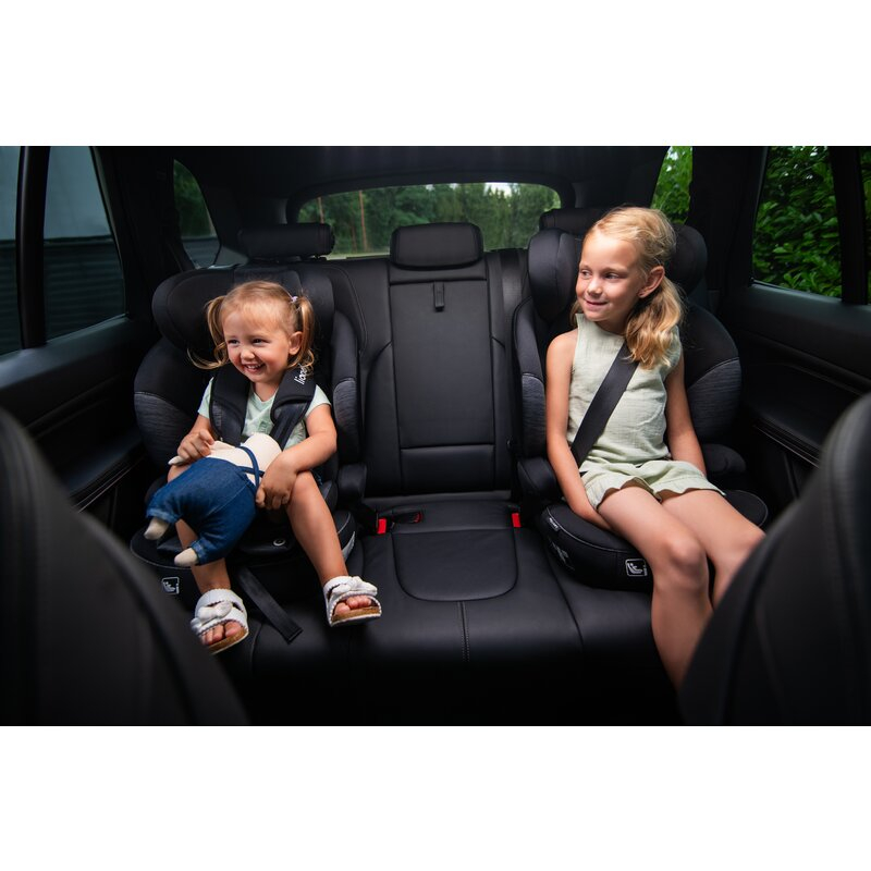 Scaun auto, Lionelo, Levi i-Size, Universal, Instalare FWF, Cu tetiera reglabila in 10 pozitii, Cu spatar detasabil, 76-150 cm, Conform cu R129, Roz [21]
