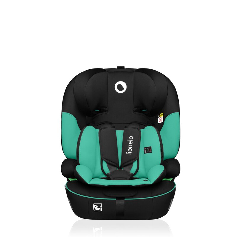 Scaun auto, Lionelo, Levi i-Size, Universal, Instalare FWF, Cu tetiera reglabila in 10 pozitii, Cu spatar detasabil, 76-150 cm, Conform cu R129, Verde [7]