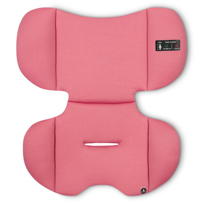 Scaun auto, Lionelo, Levi One i-Size, Universal, Instalare FWF, Cu tetiera reglabila in 10 pozitii, Cu spatar detasabil, 76-150 cm, Conform cu R129, Roz [10]