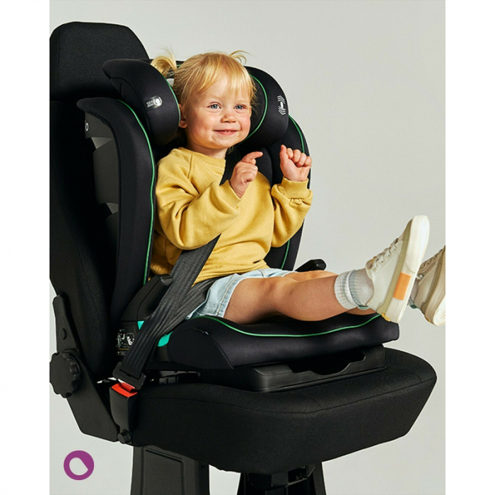 Scaun auto, Lionelo, Neal Burgundy, Spatar reglabil, Baza i-size, 15-36 Kg, cu Isofix, Conform cu standardul european de securitate ECE R129, Rosu [34]