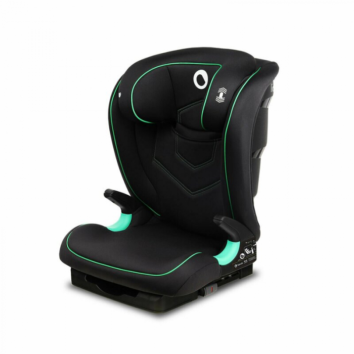 Scaun auto, Lionelo, Neal Onix, Spatar reglabil, Baza i-size, 15-36 Kg, cu Isofix, Conform cu standardul european de securitate ECE R129, Negru [1]