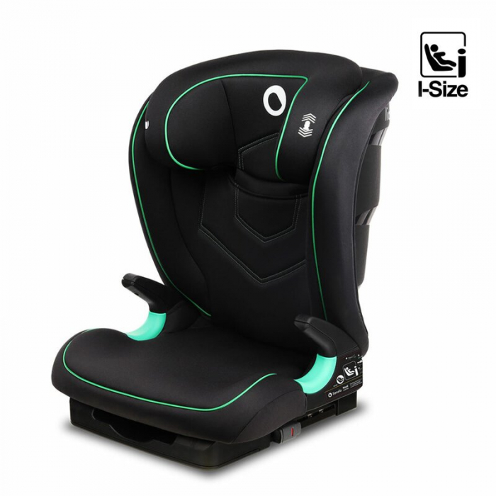 Scaun auto, Lionelo, Neal Onix, Spatar reglabil, Baza i-size, 15-36 Kg, cu Isofix, Conform cu standardul european de securitate ECE R129, Negru [4]