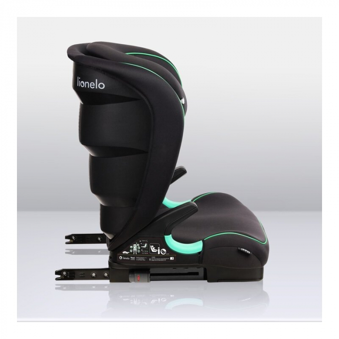 Scaun auto, Lionelo, Neal Onix, Spatar reglabil, Baza i-size, 15-36 Kg, cu Isofix, Conform cu standardul european de securitate ECE R129, Negru [21]