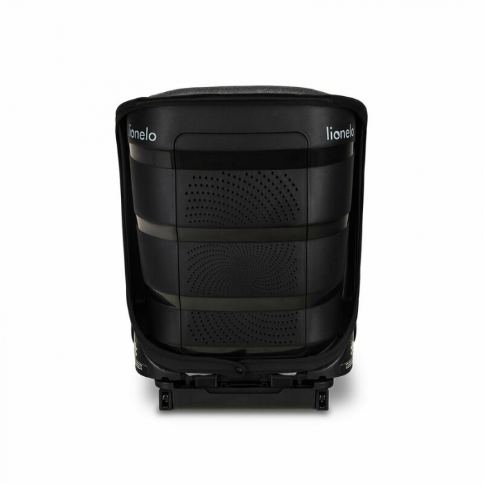 Scaun auto, Lionelo, Neal Stone, Spatar reglabil, Baza i-size, 15-36 Kg, cu Isofix, Conform cu standardul european de securitate ECE R129, Gri [19]