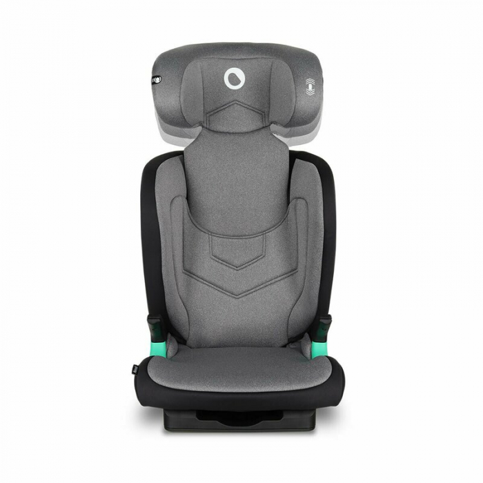 Scaun auto, Lionelo, Neal Stone, Spatar reglabil, Baza i-size, 15-36 Kg, cu Isofix, Conform cu standardul european de securitate ECE R129, Gri [13]