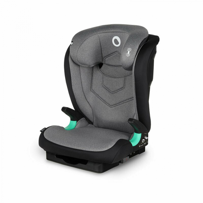 Scaun auto, Lionelo, Neal Stone, Spatar reglabil, Baza i-size, 15-36 Kg, cu Isofix, Conform cu standardul european de securitate ECE R129, Gri [1]