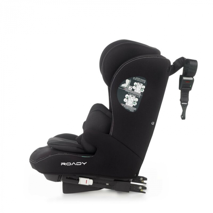 Scaun auto, Nurse, Roady, I-Size, Isofix, Cu centura TopTether, Cu tetiera reglabila, 76-150 cm, Conform cu ECE R129, Cosmos [3]