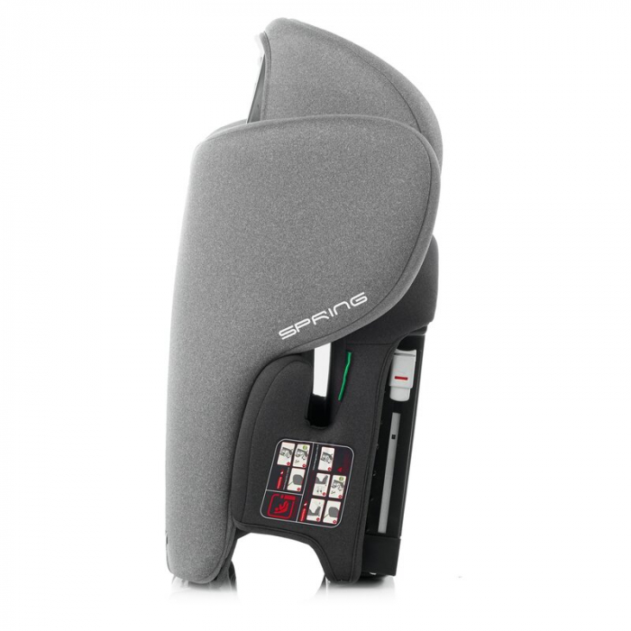 Scaun auto, Nurse, Spring, I-Size, Cu sistem isofix, Pliabil, 100-150 cm, 4-12 ani, Conform cu standardul european de securitate ECE R129, Storm [7]