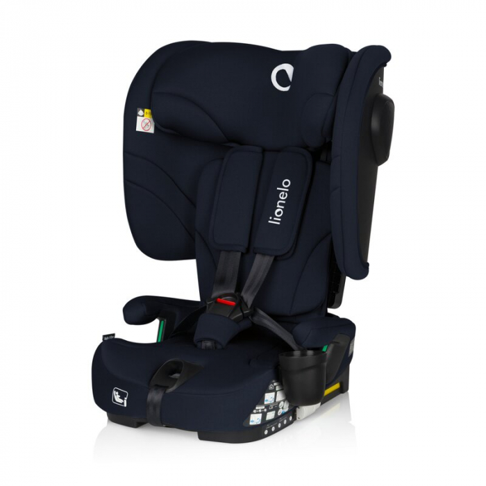 Scaun auto pliabil, Lionelo, Nelly, i-Size, 76- 150 cm, Tetiera reglabila in 15 pozitii, Spatar reglabil in 4 pozitii, Sisteme de fixare Isofix si Top Tether, Sezut lat si confortabil, Conform cu ECE  [5]