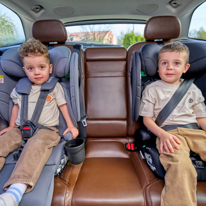 Scaun auto pliabil, Lionelo, Nelly, i-Size, 76- 150 cm, Tetiera reglabila in 15 pozitii, Spatar reglabil in 4 pozitii, Sisteme de fixare Isofix si Top Tether, Sezut lat si confortabil, Conform cu ECE  [28]