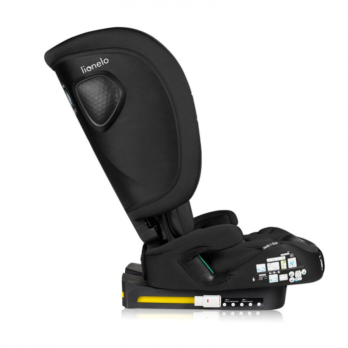 Scaun auto pliabil, Lionelo, Nelly, i-Size, 76- 150 cm, Tetiera reglabila in 15 pozitii, Spatar reglabil in 4 pozitii, Sisteme de fixare Isofix si Top Tether, Sezut lat si confortabil, Conform cu ECE  [18]