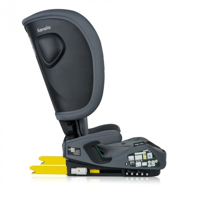Scaun auto pliabil, Lionelo, Nelly, i-Size, 76- 150 cm, Tetiera reglabila in 15 pozitii, Spatar reglabil in 4 pozitii, Sisteme de fixare Isofix si Top Tether, Sezut lat si confortabil, Conform cu ECE  [16]