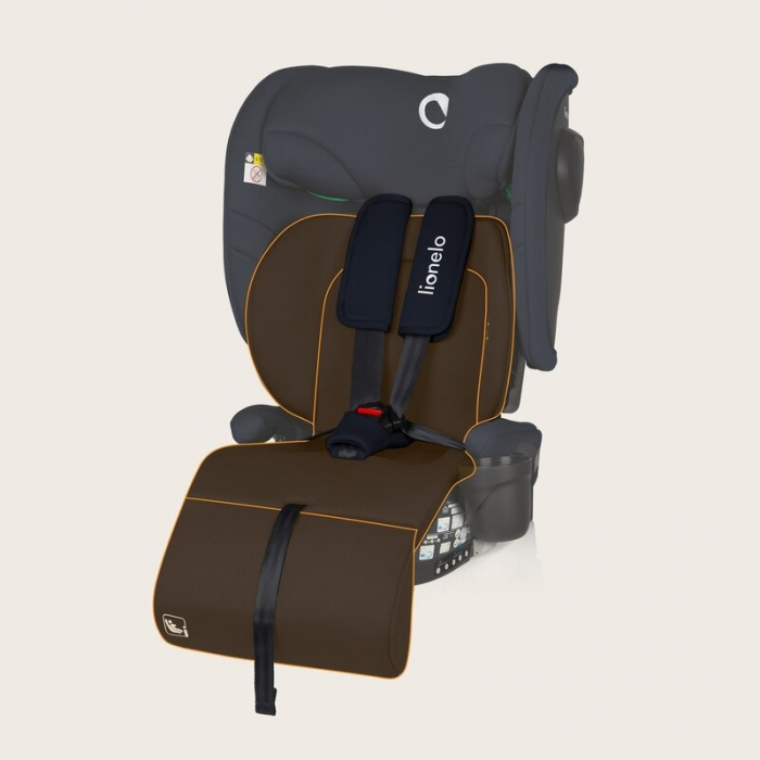 Scaun auto pliabil, Lionelo, Nelly, i-Size, 76- 150 cm, Tetiera reglabila in 15 pozitii, Spatar reglabil in 4 pozitii, Sisteme de fixare Isofix si Top Tether, Sezut lat si confortabil, Conform cu ECE  [33]